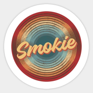 Smokie Vintage Circle Sticker